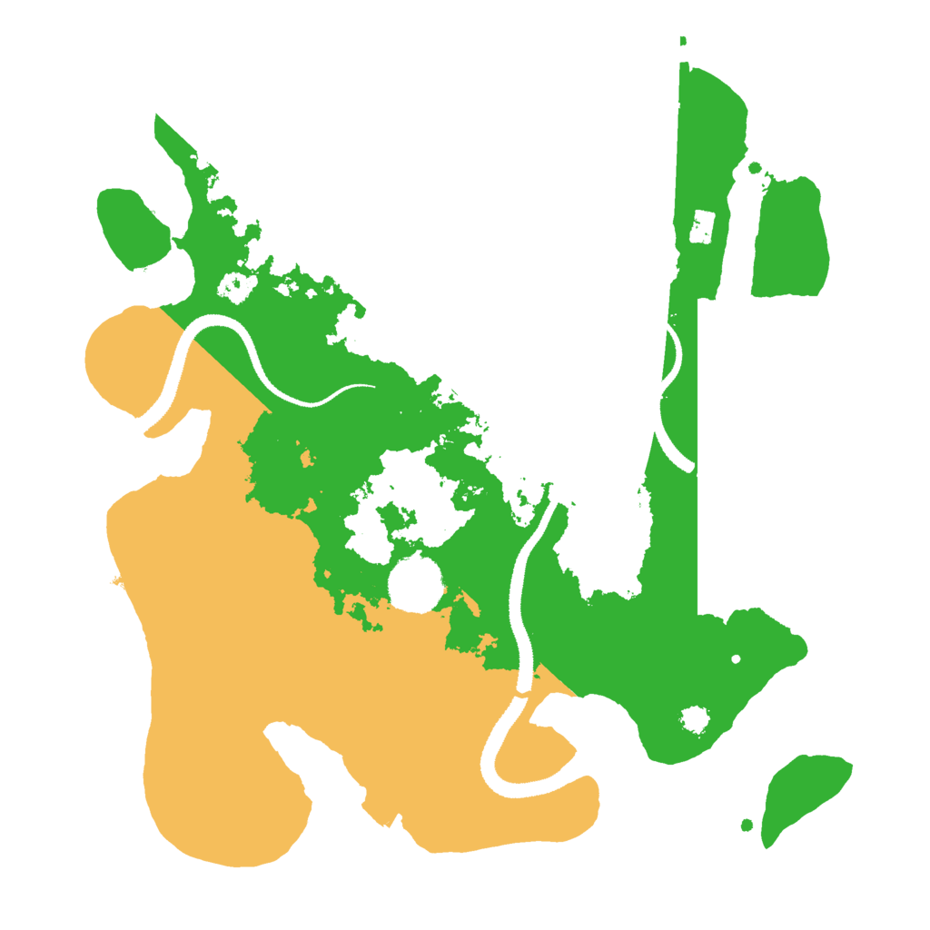 Biome Rust Map: Procedural Map, Size: 3000, Seed: 114243131