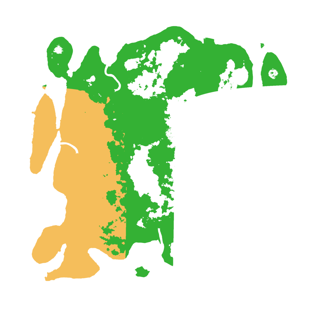 Biome Rust Map: Procedural Map, Size: 3500, Seed: 185209291