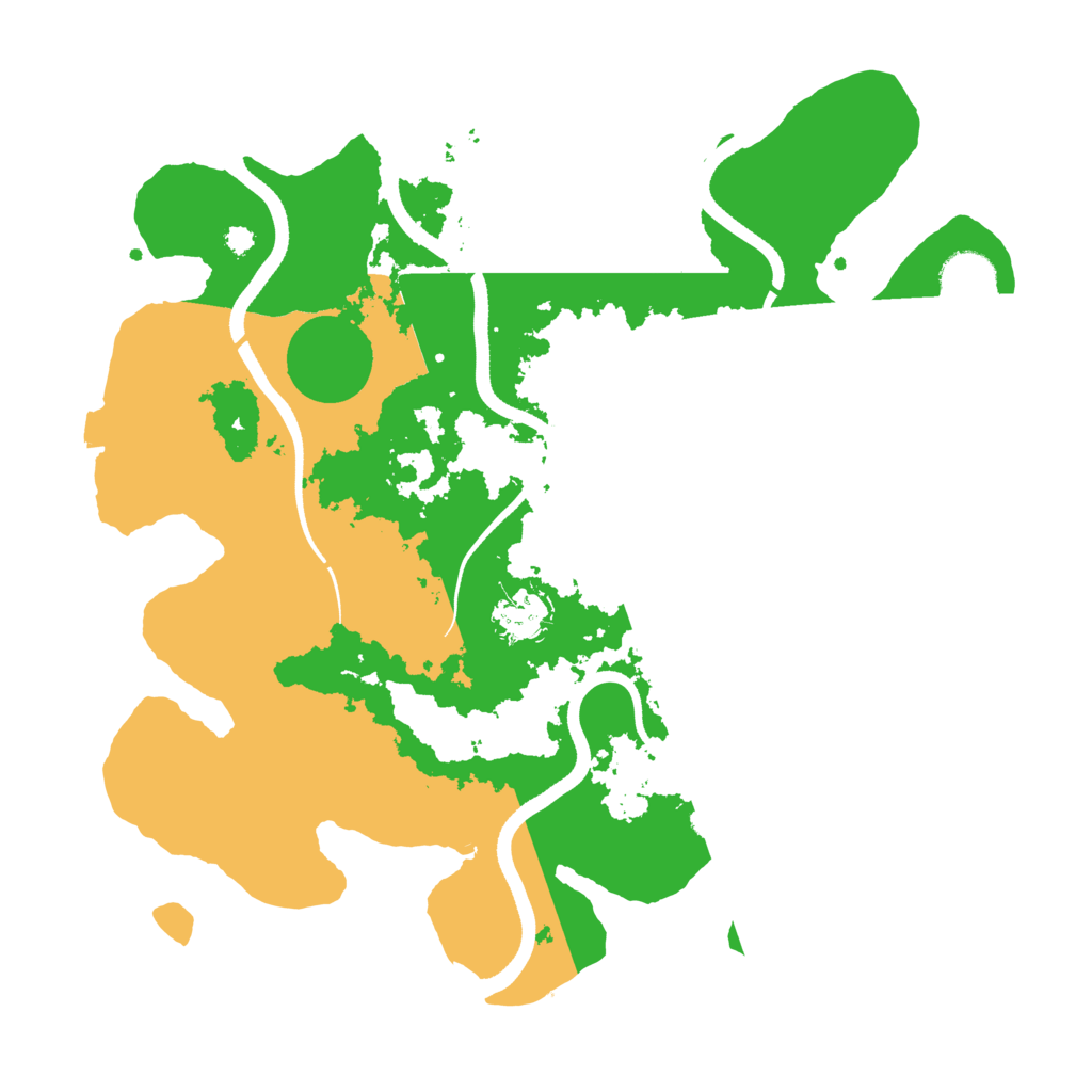 Biome Rust Map: Procedural Map, Size: 3500, Seed: 462815418