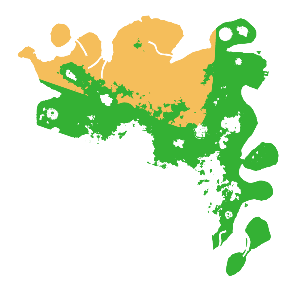 Biome Rust Map: Procedural Map, Size: 3900, Seed: 25828558