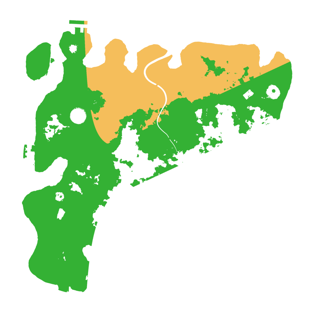 Biome Rust Map: Procedural Map, Size: 3500, Seed: 1325115281