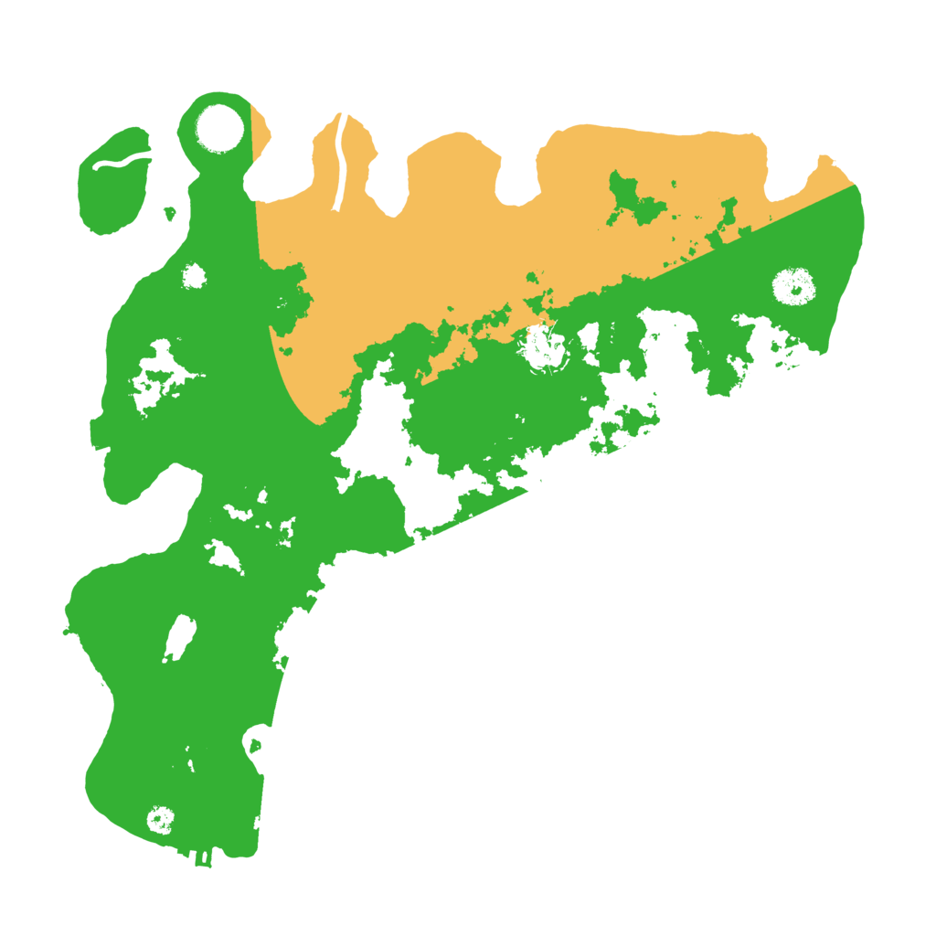 Biome Rust Map: Procedural Map, Size: 3500, Seed: 1325115281