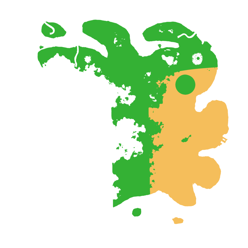 Biome Rust Map: Procedural Map, Size: 3300, Seed: 65657457