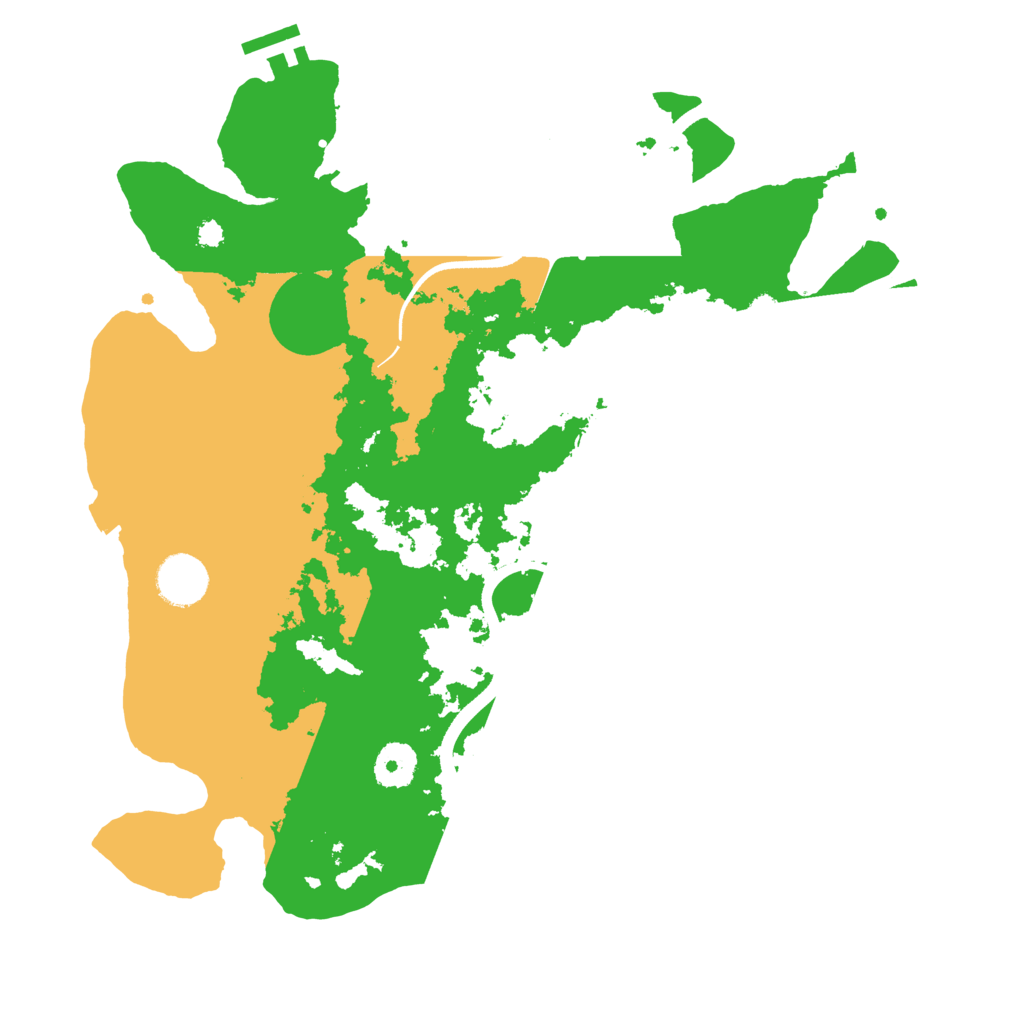 Biome Rust Map: Procedural Map, Size: 3500, Seed: 103567850