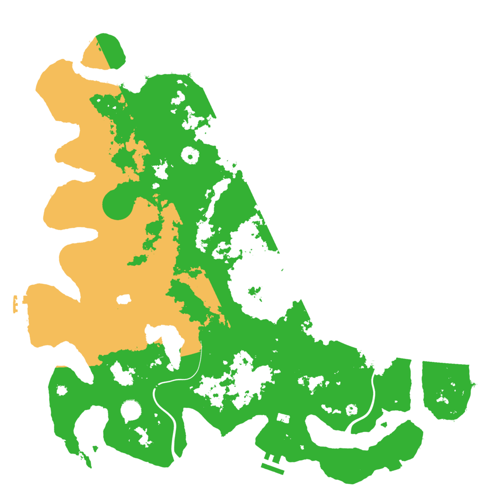 Biome Rust Map: Procedural Map, Size: 4300, Seed: 75610210
