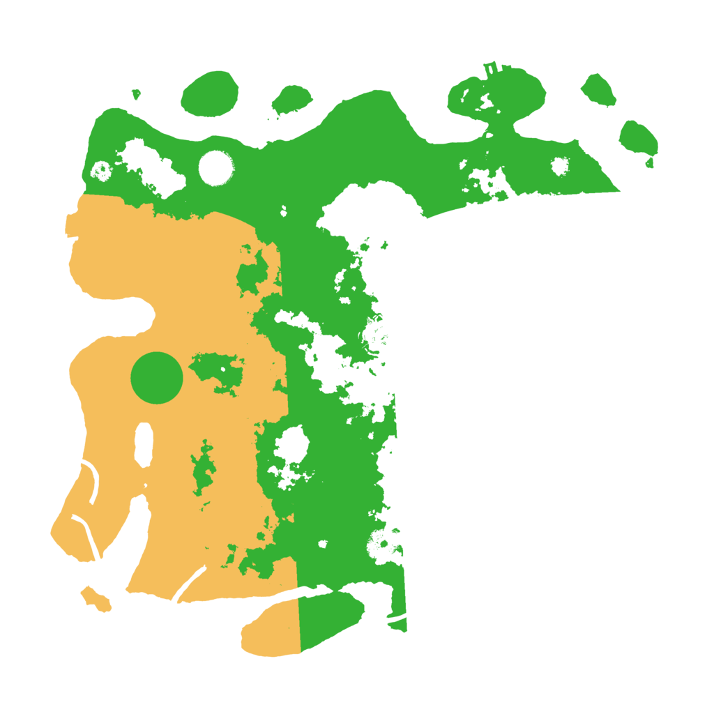 Biome Rust Map: Procedural Map, Size: 3600, Seed: 25326192