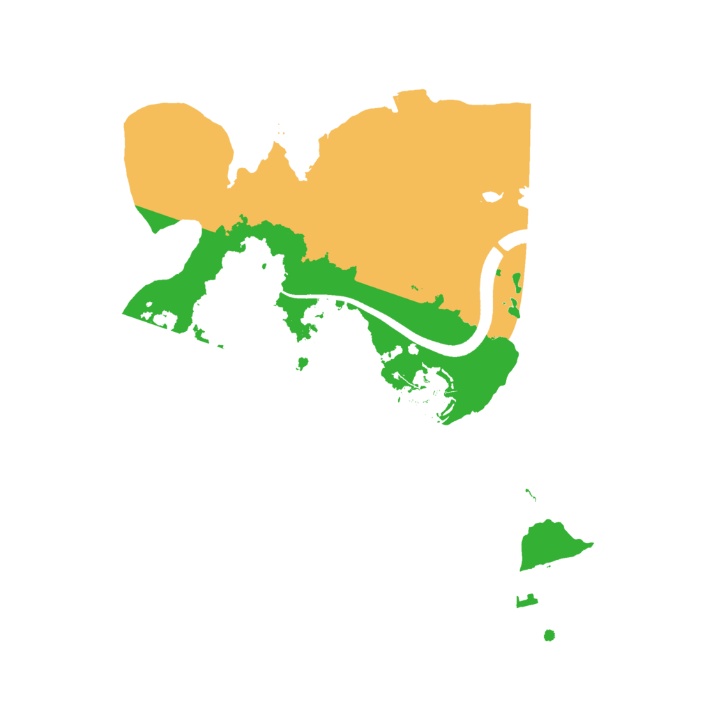Biome Rust Map: Procedural Map, Size: 2500, Seed: 1250742266