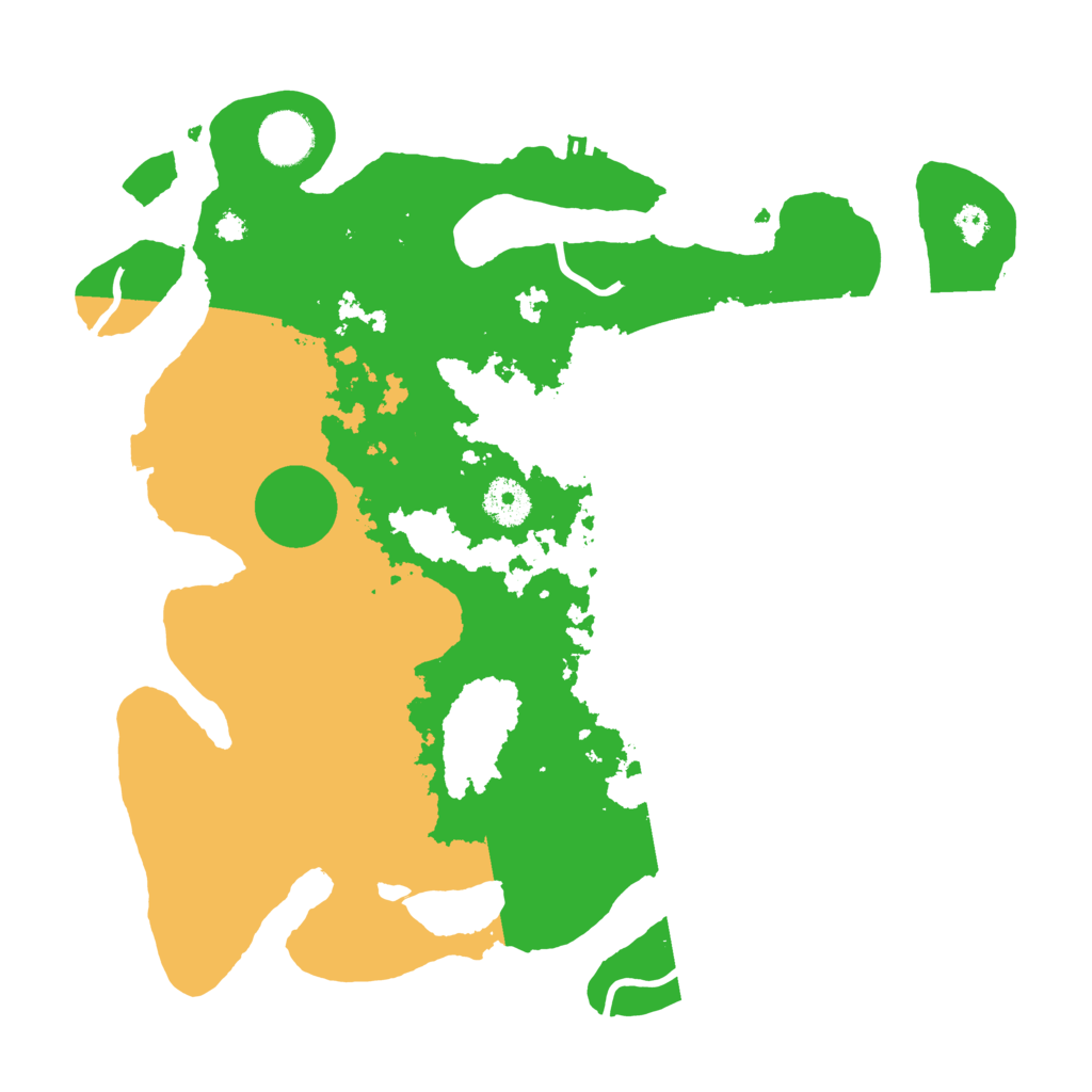 Biome Rust Map: Procedural Map, Size: 3500, Seed: 14329