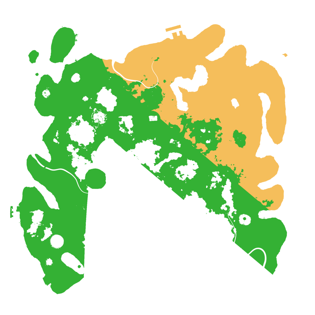 Biome Rust Map: Procedural Map, Size: 4100, Seed: 85976475