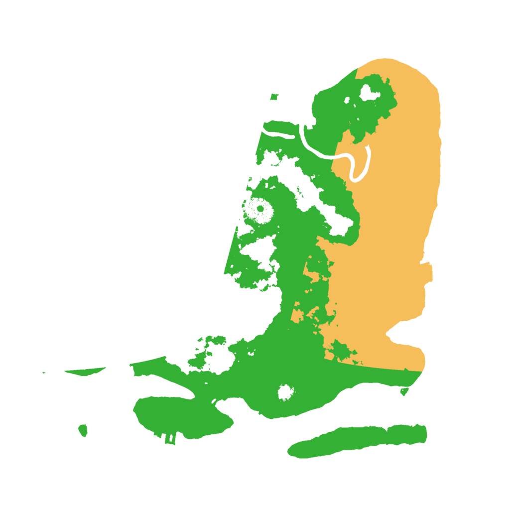 Biome Rust Map: Procedural Map, Size: 3000, Seed: 77777