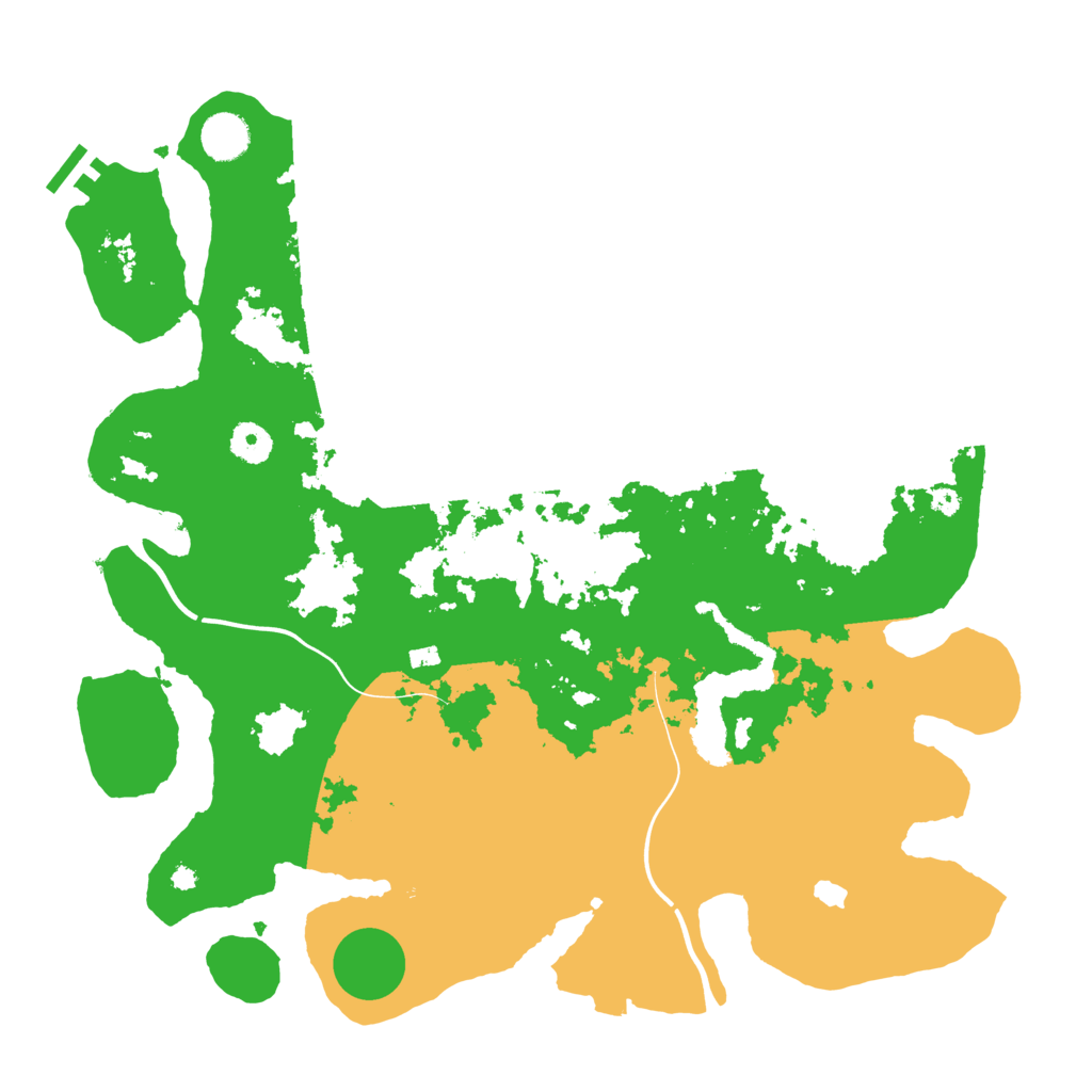 Biome Rust Map: Procedural Map, Size: 4000, Seed: 887138102