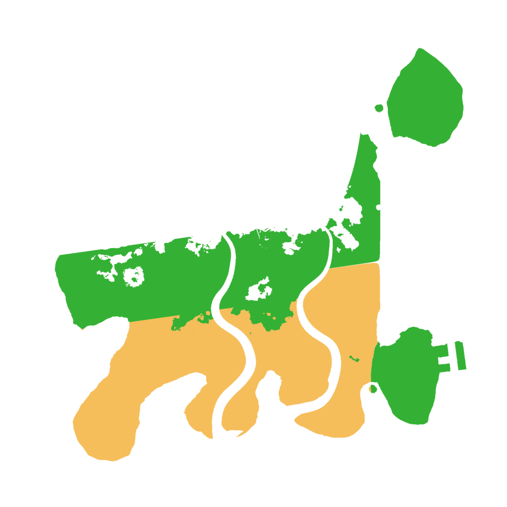 Biome Rust Map: Procedural Map, Size: 2500, Seed: 719106384