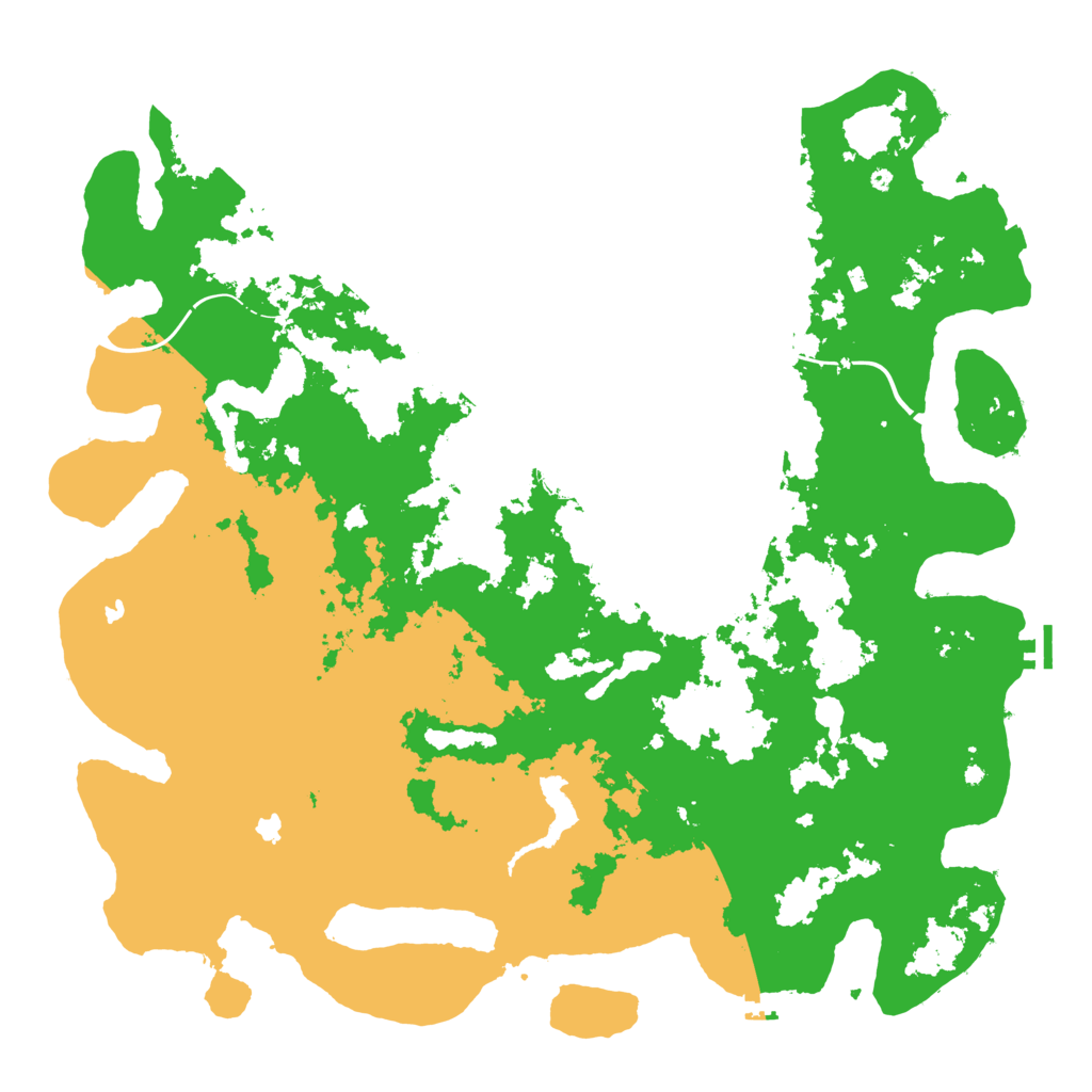 Biome Rust Map: Procedural Map, Size: 5000, Seed: 42796583
