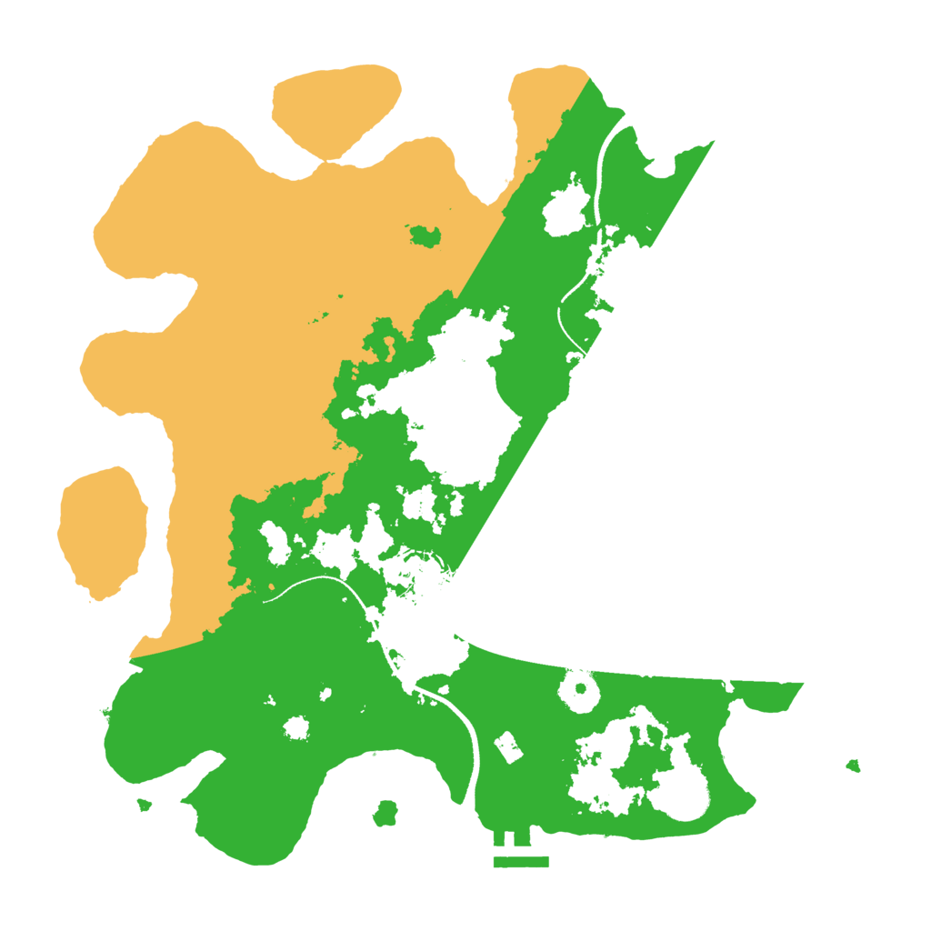Biome Rust Map: Procedural Map, Size: 3400, Seed: 87938929