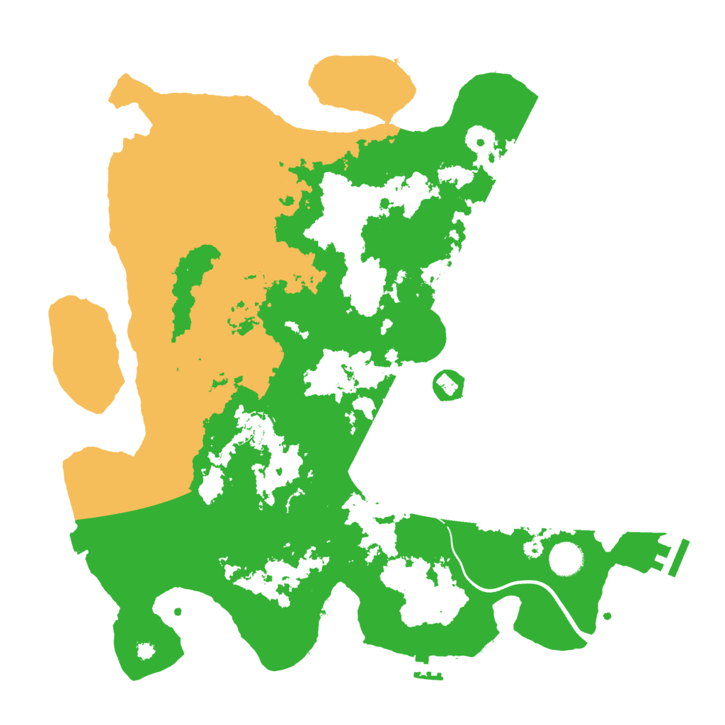 Biome Rust Map: Procedural Map, Size: 3750, Seed: 52781591