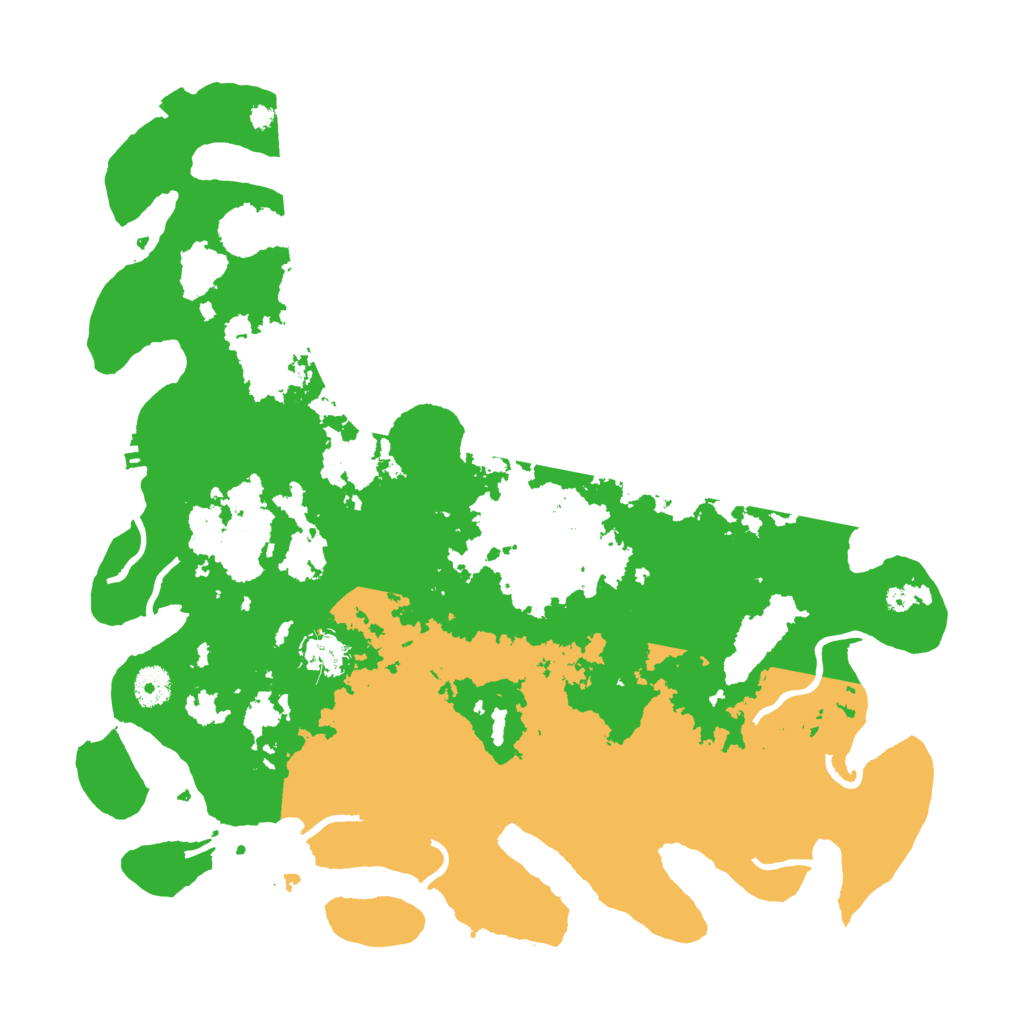 Biome Rust Map: Procedural Map, Size: 3950, Seed: 95440175