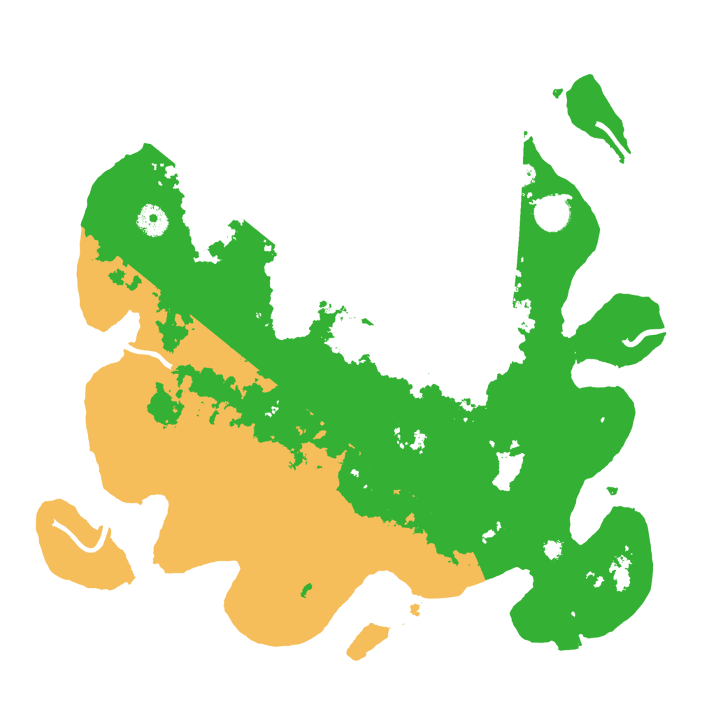 Biome Rust Map: Procedural Map, Size: 3500, Seed: 283234684