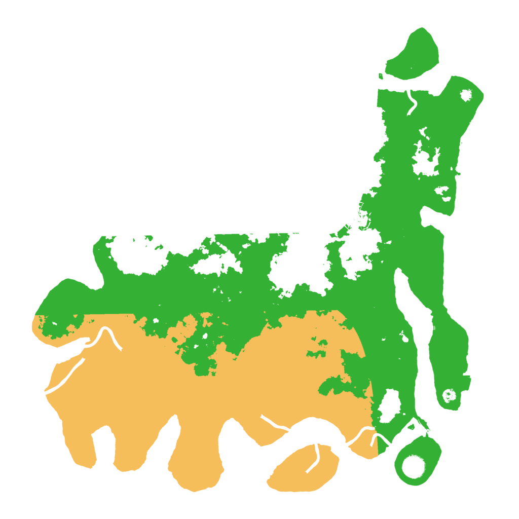 Biome Rust Map: Procedural Map, Size: 4000, Seed: 25666888