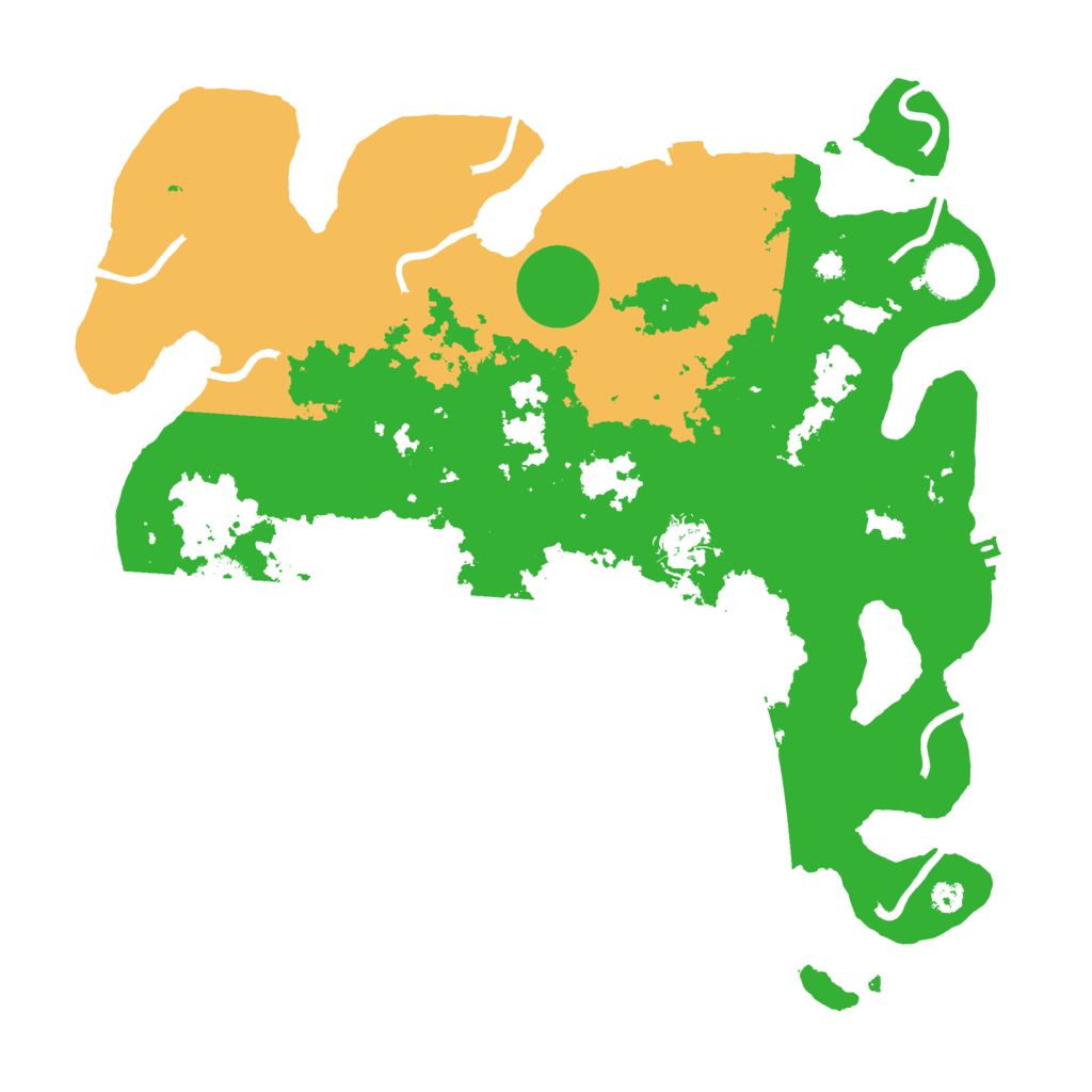 Biome Rust Map: Procedural Map, Size: 3500, Seed: 839861286