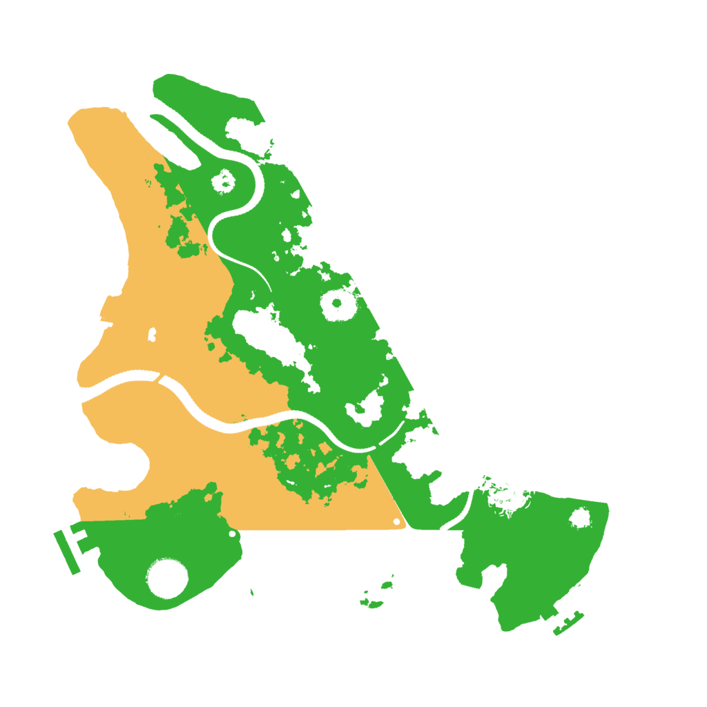 Biome Rust Map: Procedural Map, Size: 3100, Seed: 17770