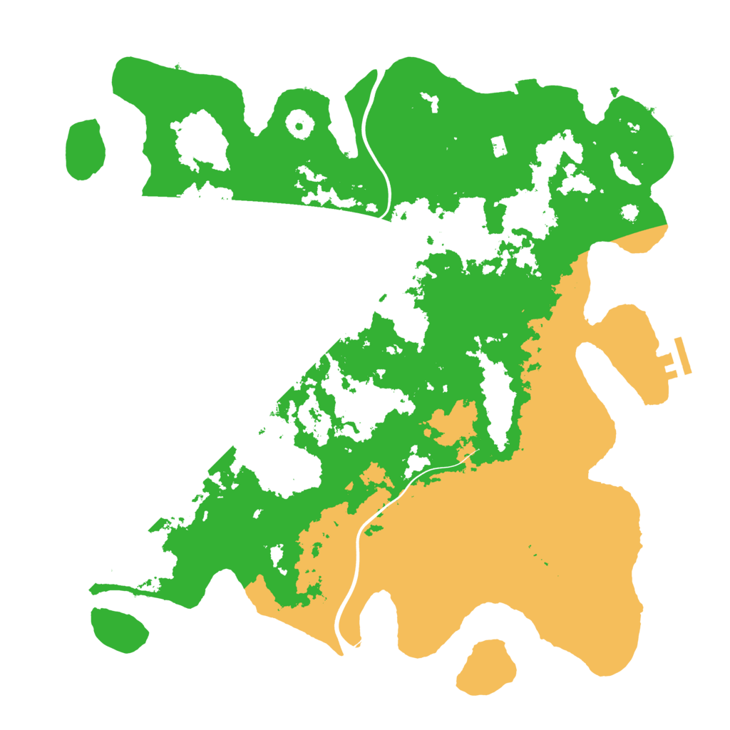 Biome Rust Map: Procedural Map, Size: 3900, Seed: 27961340