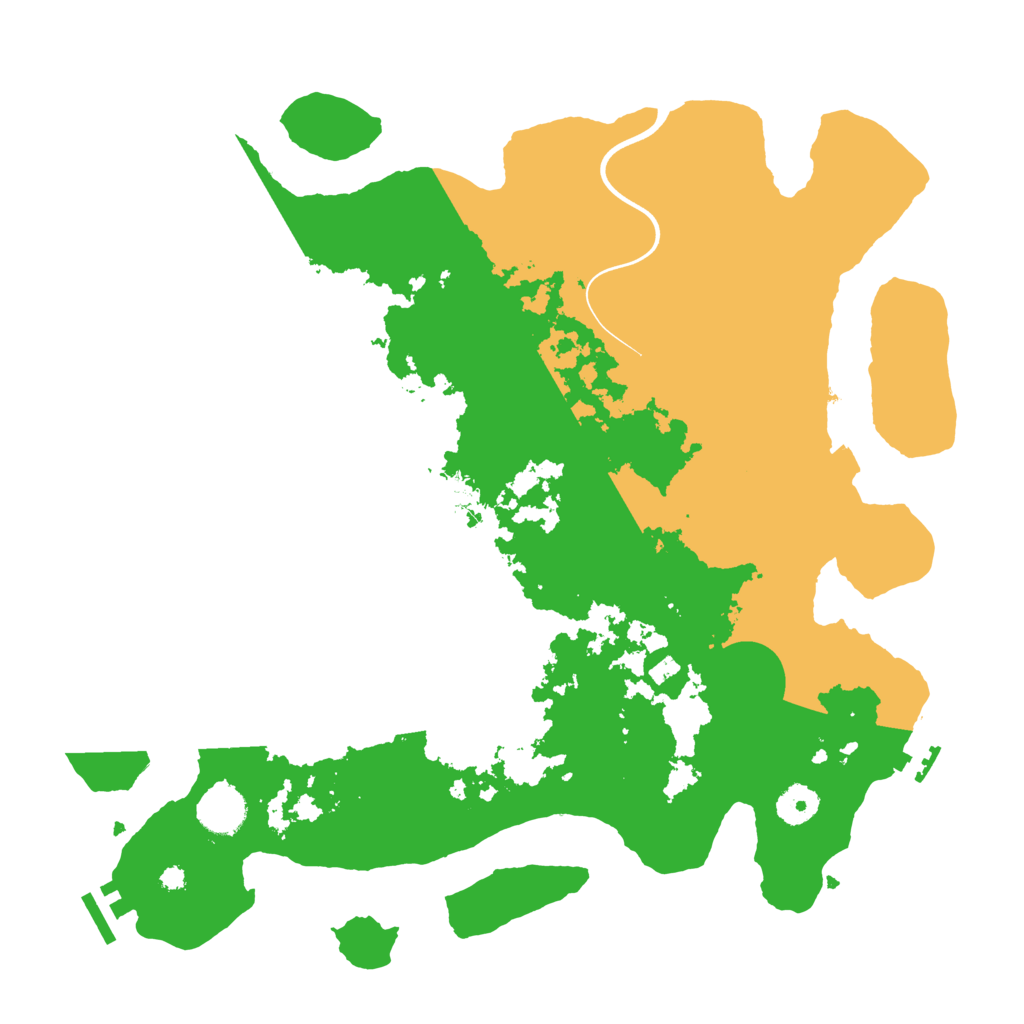 Biome Rust Map: Procedural Map, Size: 3800, Seed: 4252347