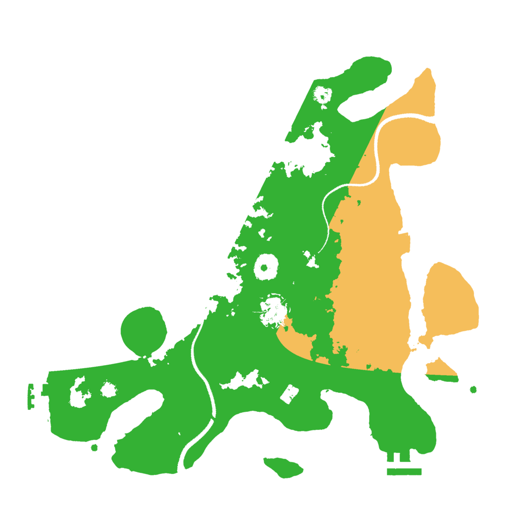 Biome Rust Map: Procedural Map, Size: 3000, Seed: 2006041194