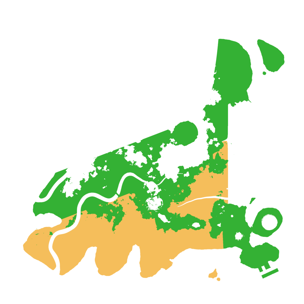 Biome Rust Map: Procedural Map, Size: 3500, Seed: 554326346
