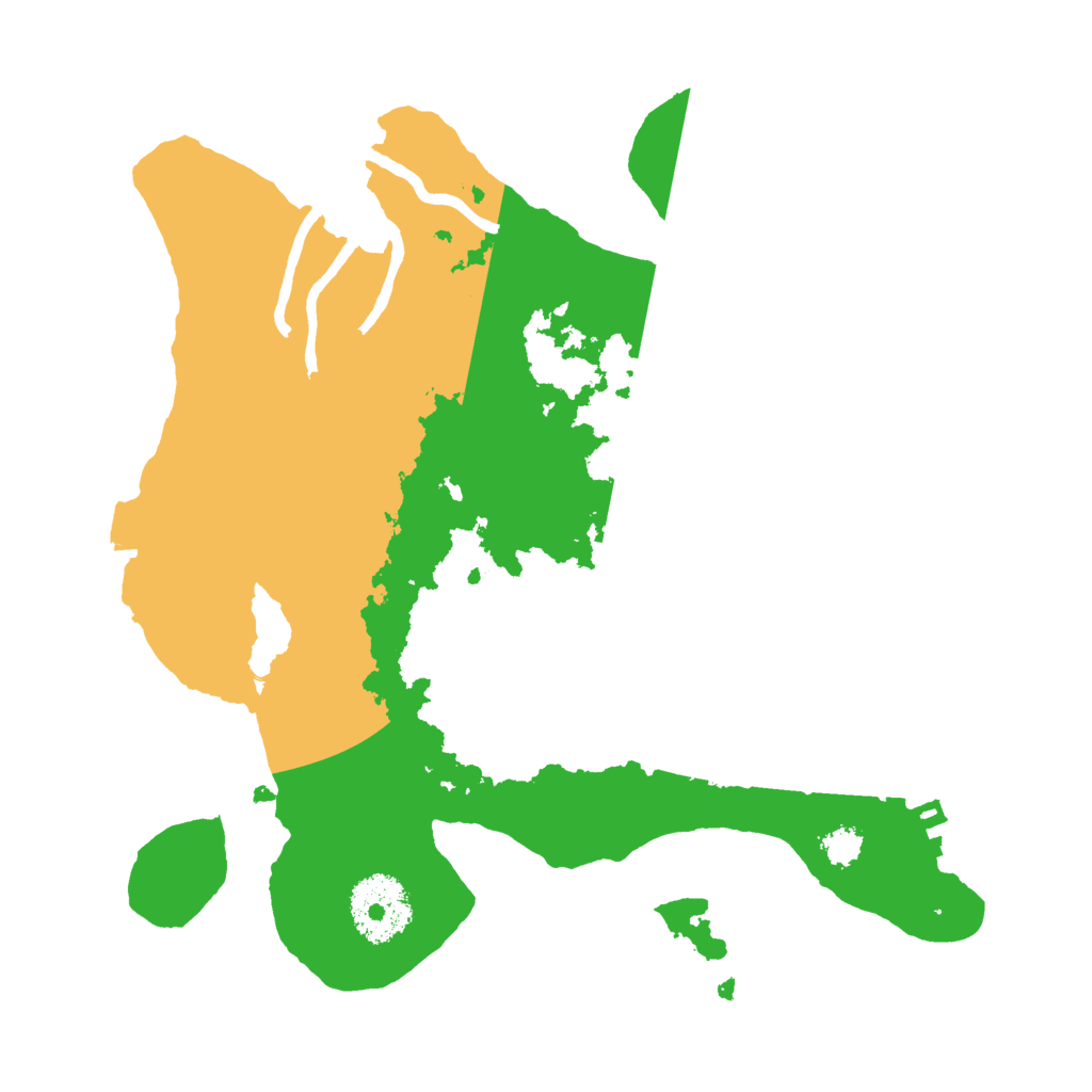 Biome Rust Map: Procedural Map, Size: 2600, Seed: 78977832