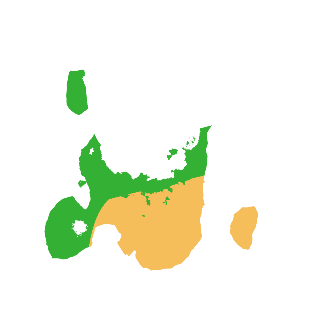 Biome Rust Map: Procedural Map, Size: 2001, Seed: 1