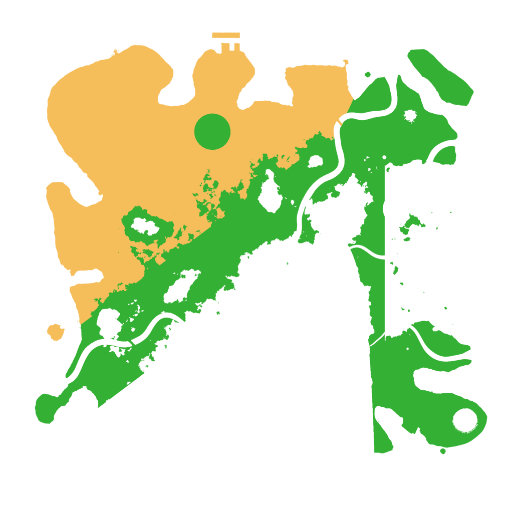 Biome Rust Map: Procedural Map, Size: 3750, Seed: 97536252