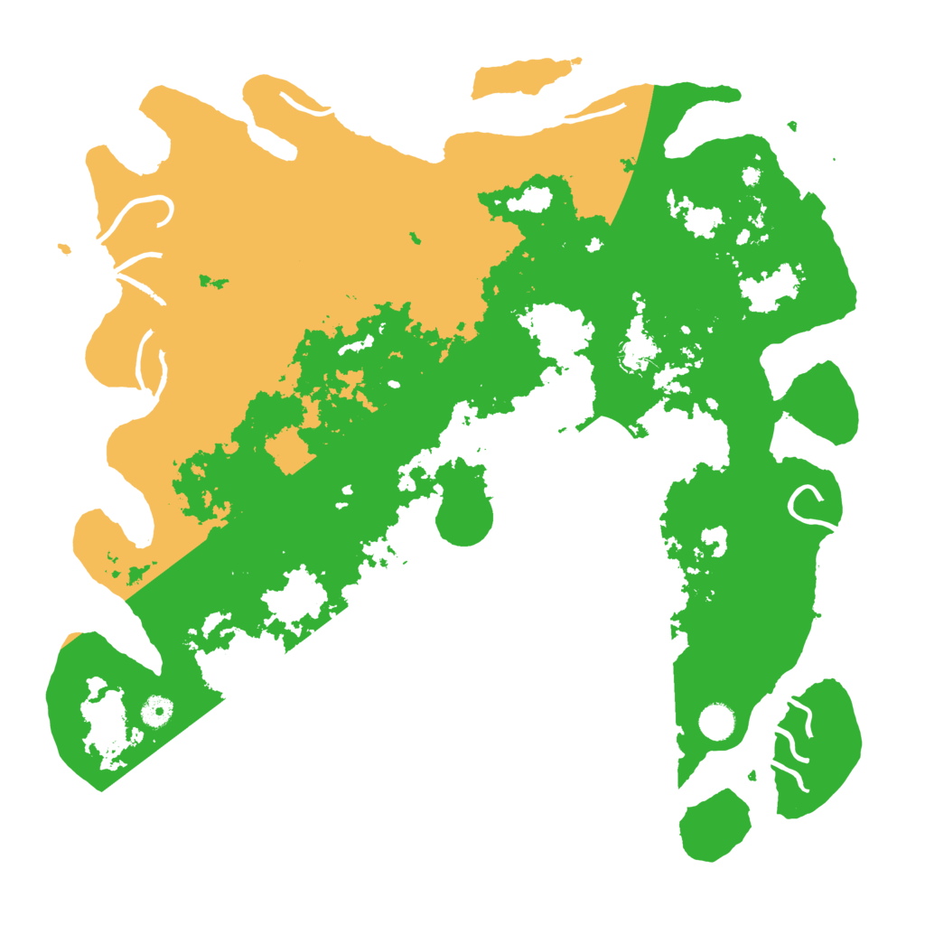 Biome Rust Map: Procedural Map, Size: 4500, Seed: 2141339108