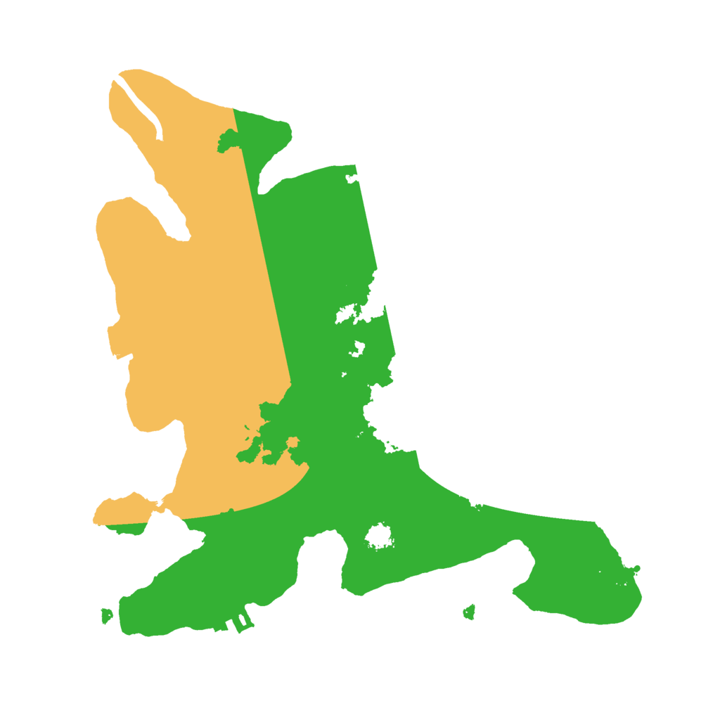 Biome Rust Map: Procedural Map, Size: 2500, Seed: 8790234