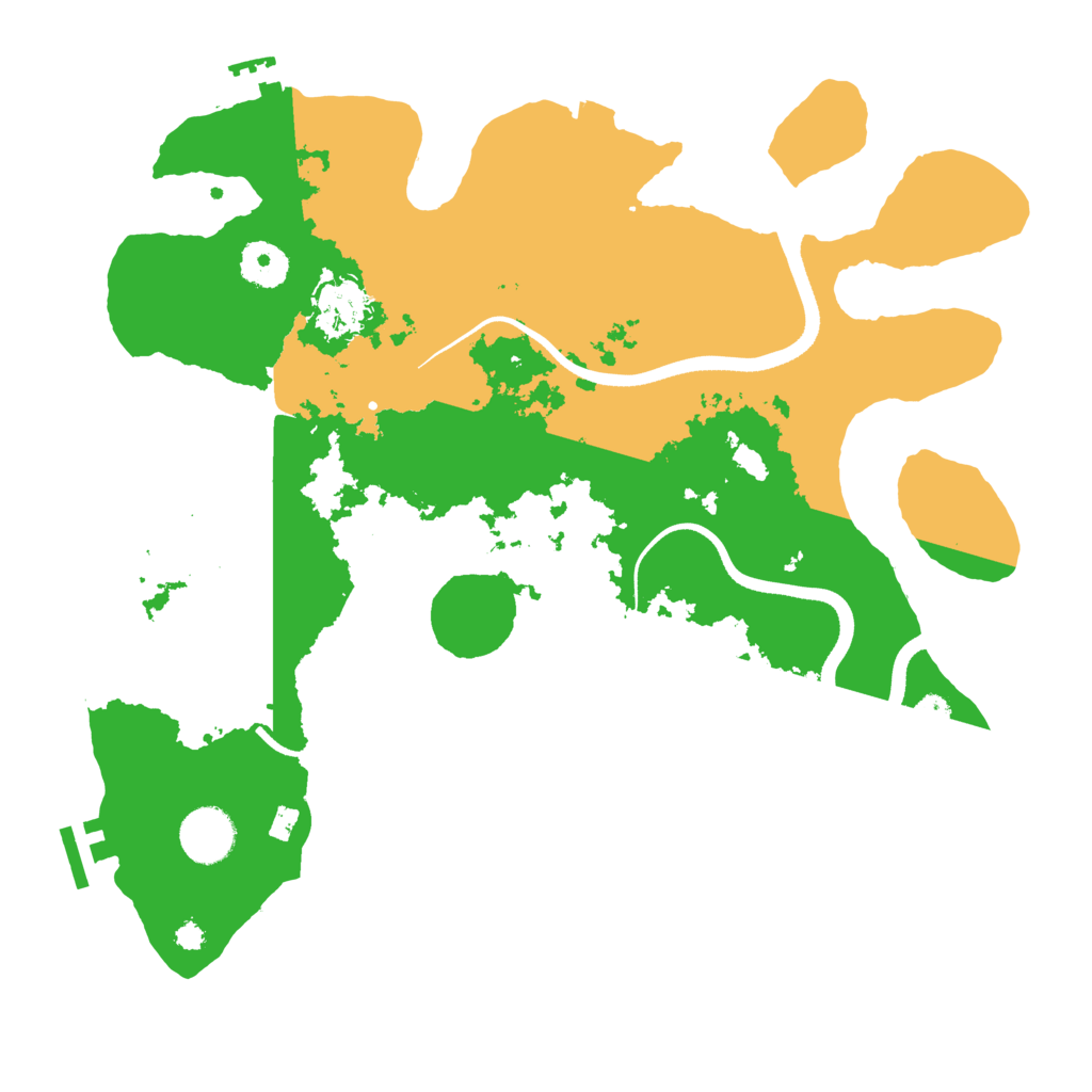 Biome Rust Map: Procedural Map, Size: 3500, Seed: 8584938