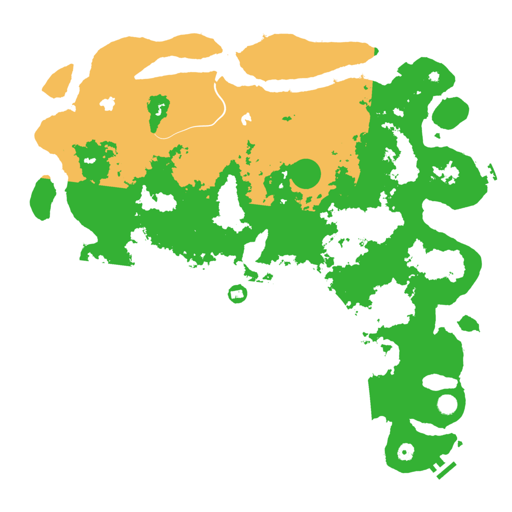 Biome Rust Map: Procedural Map, Size: 4500, Seed: 1909858048