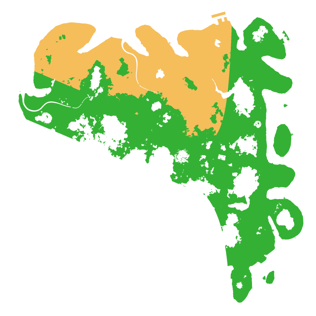Biome Rust Map: Procedural Map, Size: 4500, Seed: 946115062