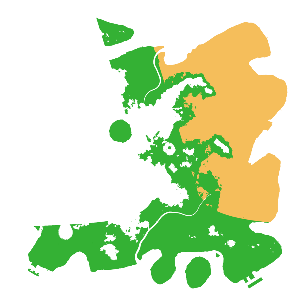 Biome Rust Map: Procedural Map, Size: 3800, Seed: 2018