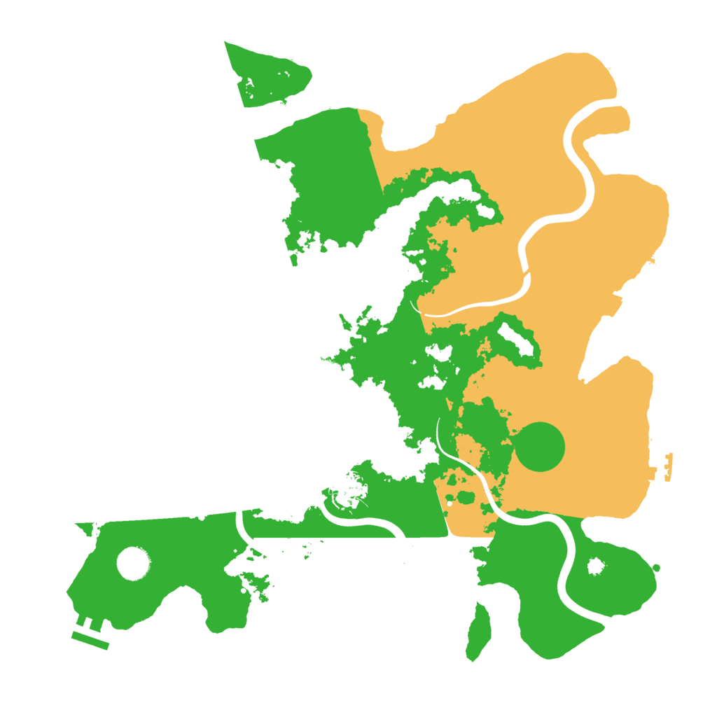 Biome Rust Map: Procedural Map, Size: 3800, Seed: 2018