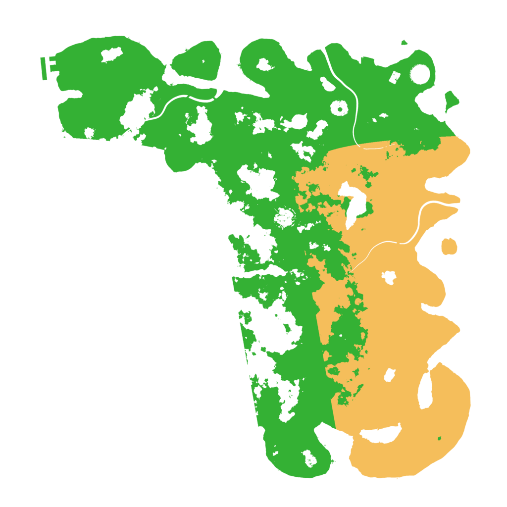 Biome Rust Map: Procedural Map, Size: 4500, Seed: 128642375
