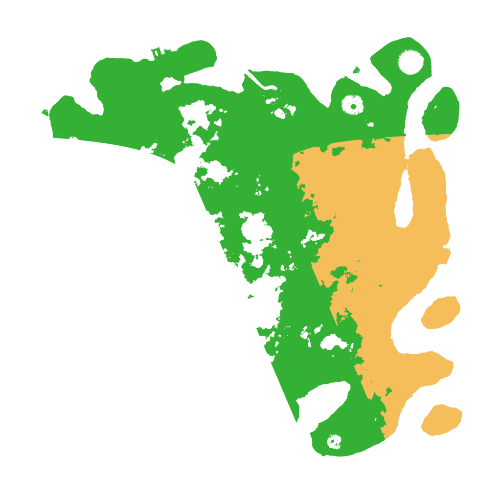 Biome Rust Map: Procedural Map, Size: 3600, Seed: 95350635