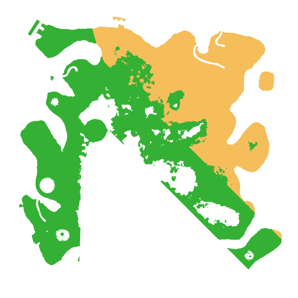 Biome Rust Map: Procedural Map, Size: 3500, Seed: 1989320055