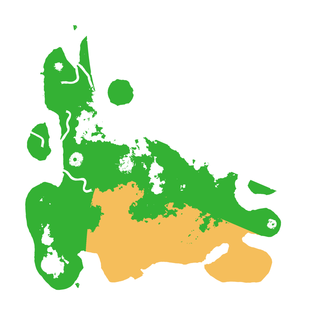 Biome Rust Map: Procedural Map, Size: 3400, Seed: 3578