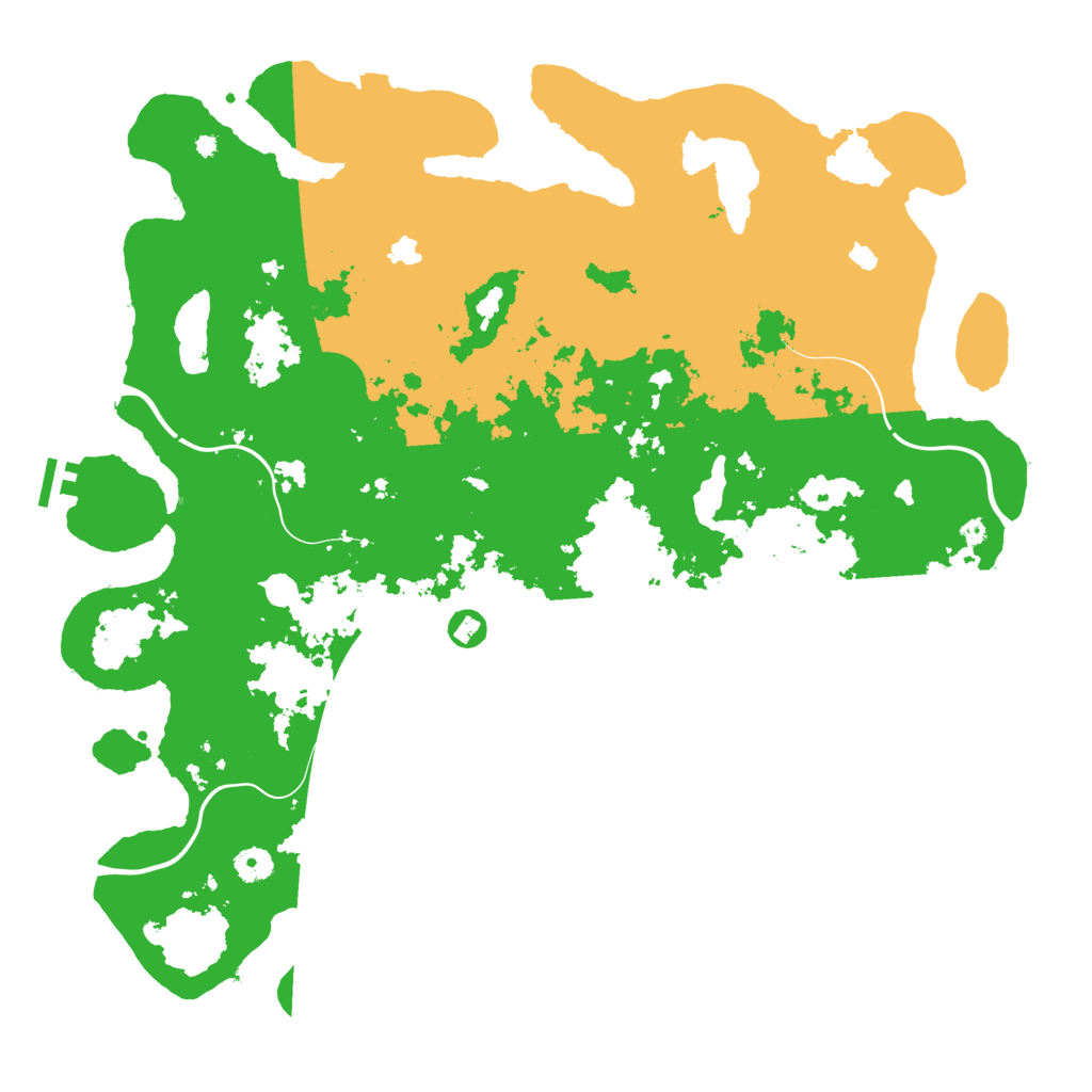 Biome Rust Map: Procedural Map, Size: 4500, Seed: 1154742212