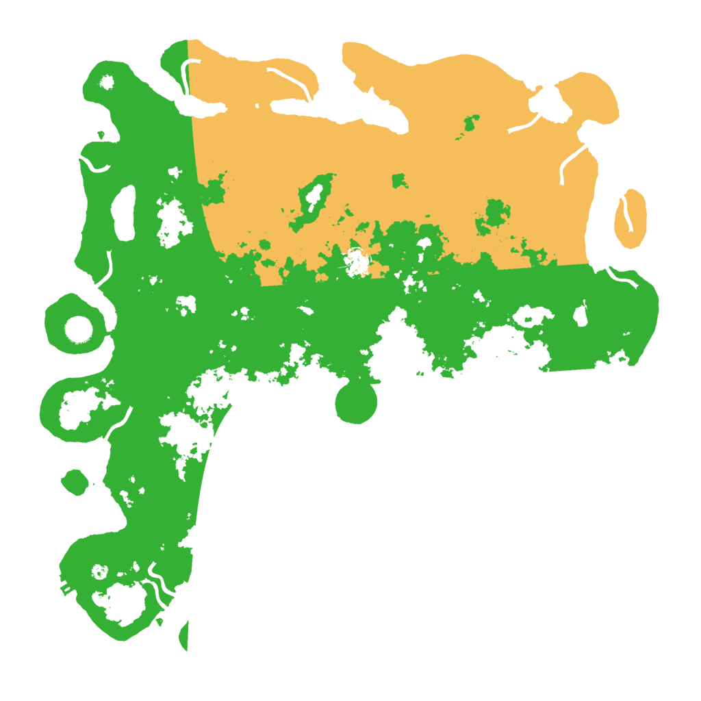 Biome Rust Map: Procedural Map, Size: 4500, Seed: 1154742212