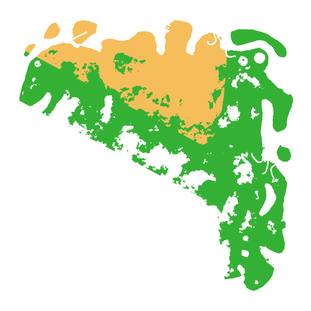 Biome Rust Map: Procedural Map, Size: 5000, Seed: 19354