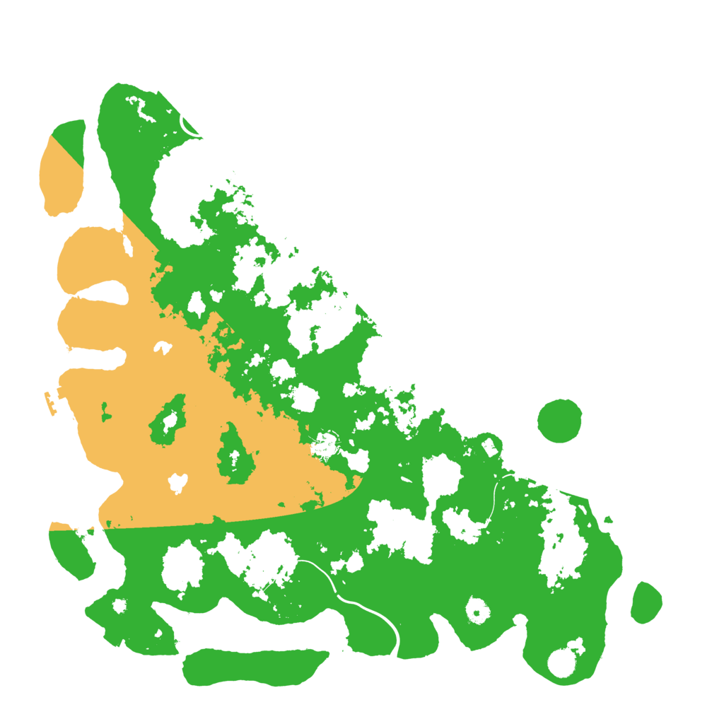 Biome Rust Map: Procedural Map, Size: 4500, Seed: 1858569825