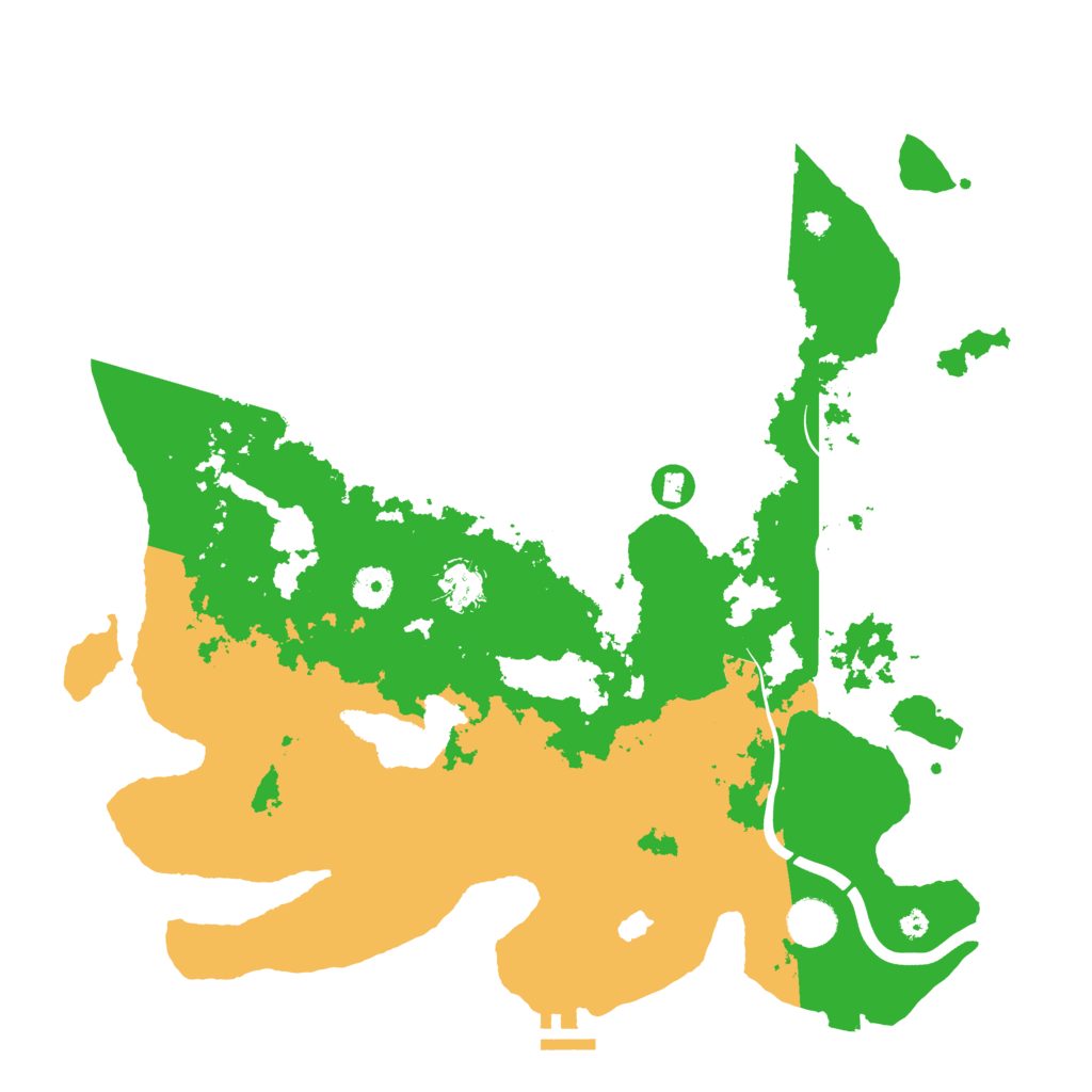Biome Rust Map: Procedural Map, Size: 4000, Seed: 1192820269