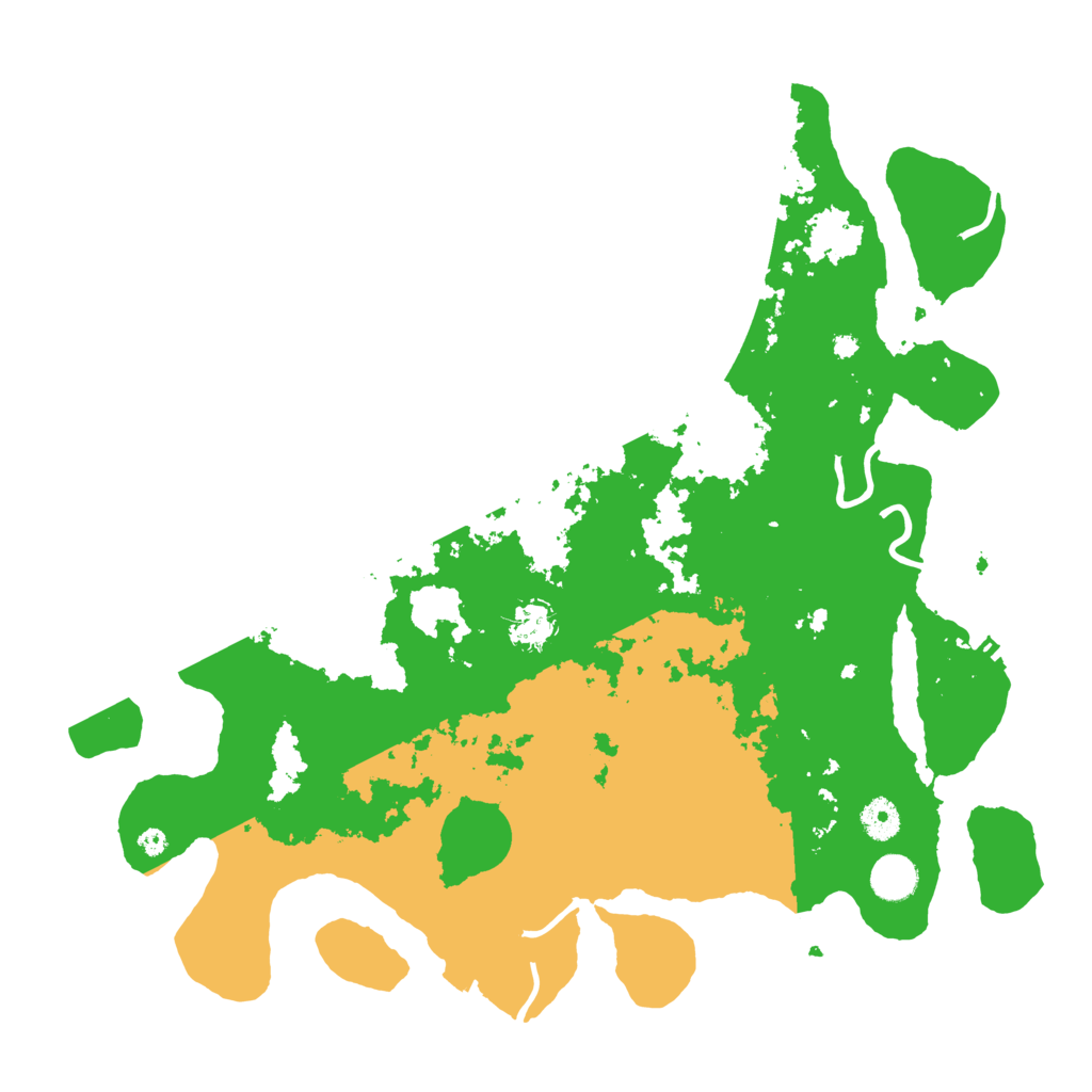 Biome Rust Map: Procedural Map, Size: 4100, Seed: 79438669