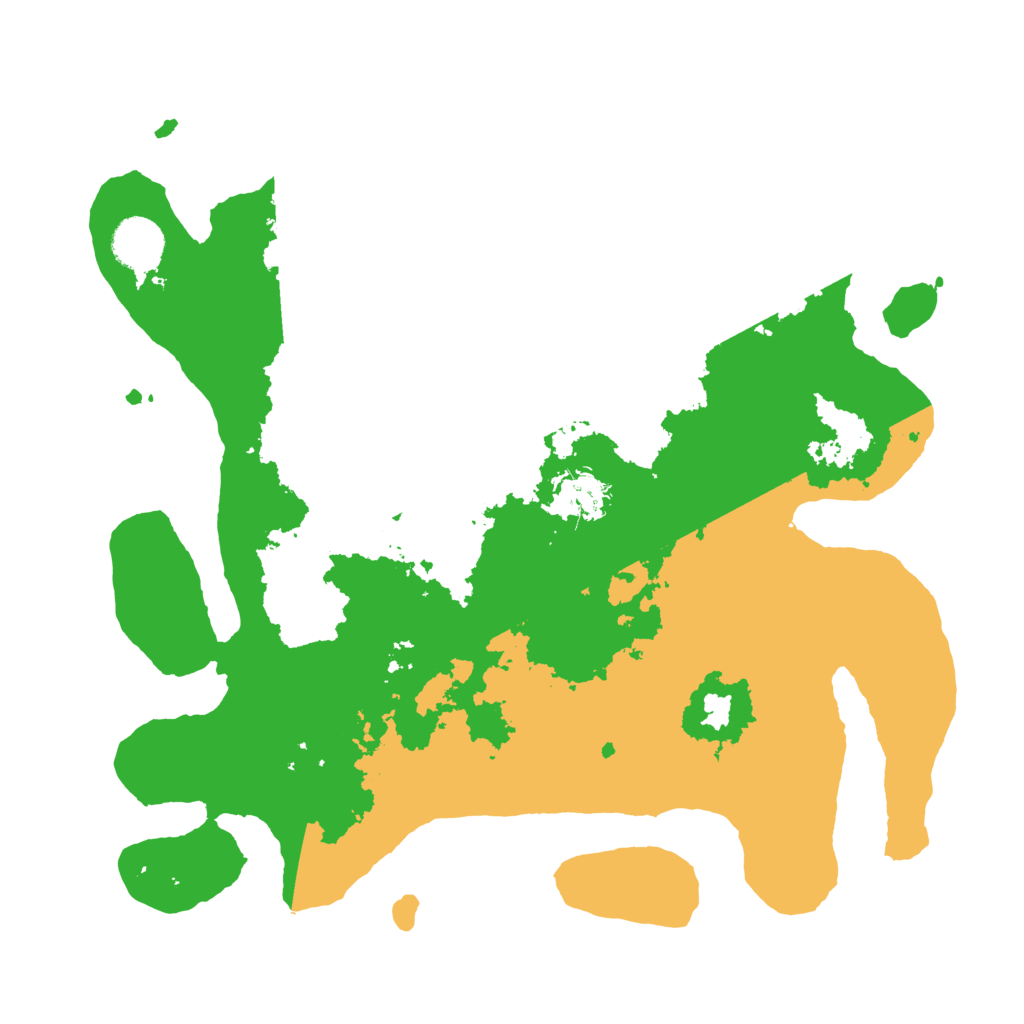 Biome Rust Map: Barren, Size: 3500, Seed: 14516227