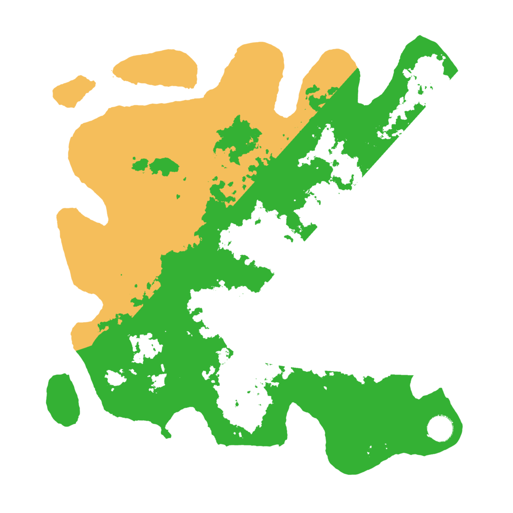 Biome Rust Map: Barren, Size: 3500, Seed: 74523255